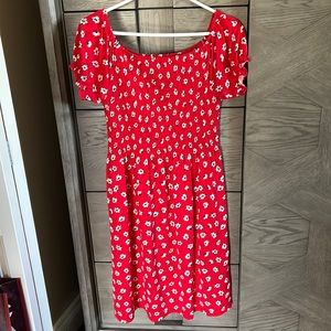 suzy shier size m dress floral